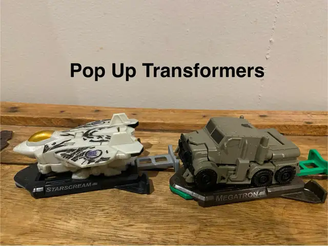 Pop Up Transformers with Trigger Base Starscream, Megatron in Toys & Games in Oshawa / Durham Region - Image 2
