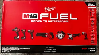 Milwaukee M18 Fuel 7-Tool Combo Kit, View more