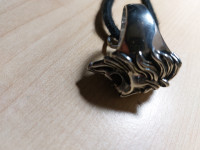 Lion  and wolf ring stainless steel