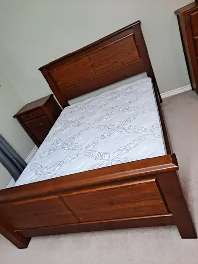 5 Piece Brown Bedroom Furniture Set, View more