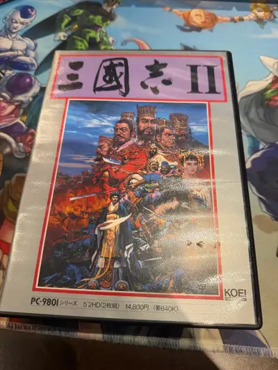 Rare PC-9801 Romance of the Three Kingdoms II by Koei – Boxed, View more