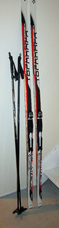 Tecnopro Cross-Country Skis and Poles