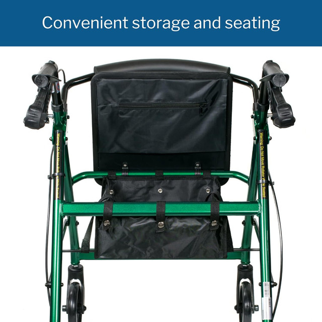 McKesson Rollator 300 lbs. 32 to 37 IN Handle Height 146-R726GR in Health & Special Needs in Markham / York Region - Image 4