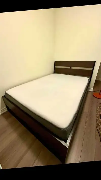 Ikea Queen bed and mattress!! Cash on delivery , View more
