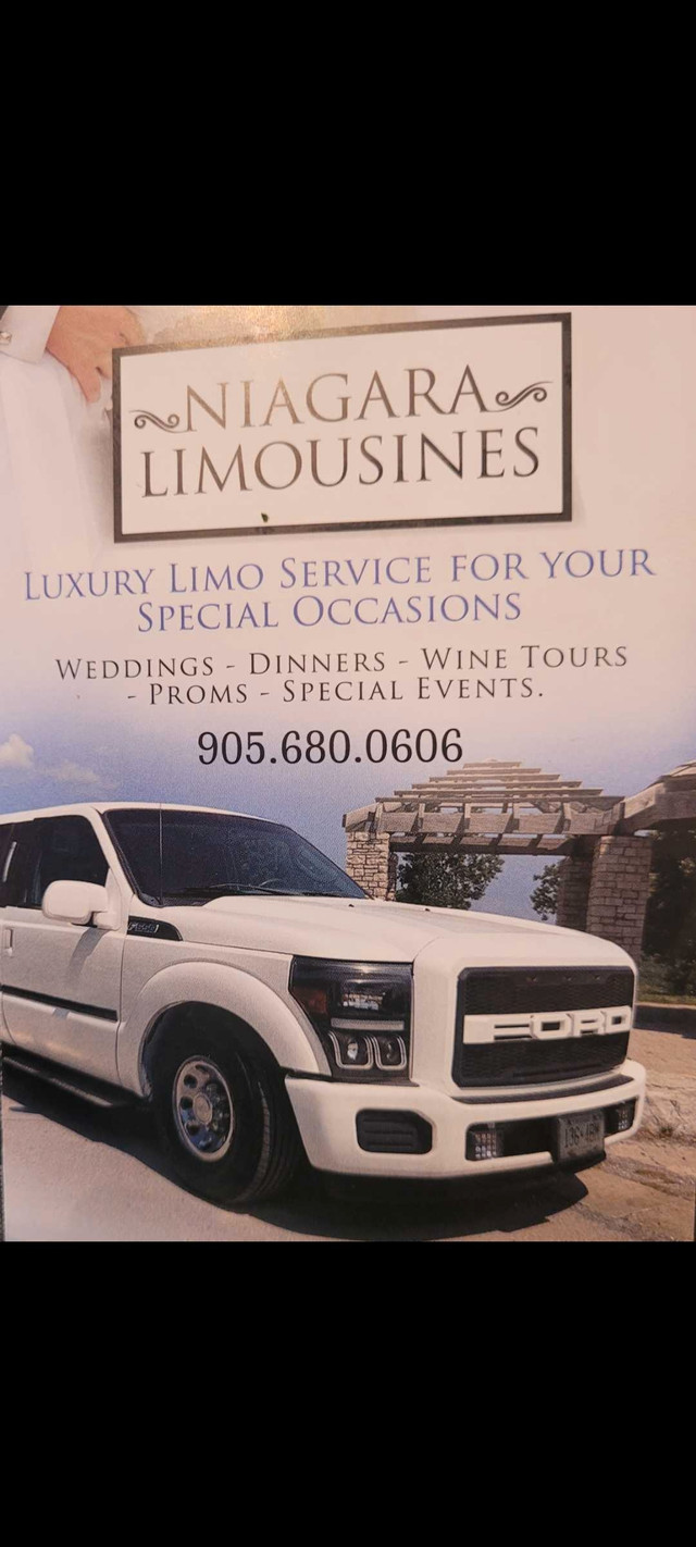 WINETOURS,WEDDINGS, LARGE GROUP 22 PASSENGERS LIMO in Entertainment in St. Catharines