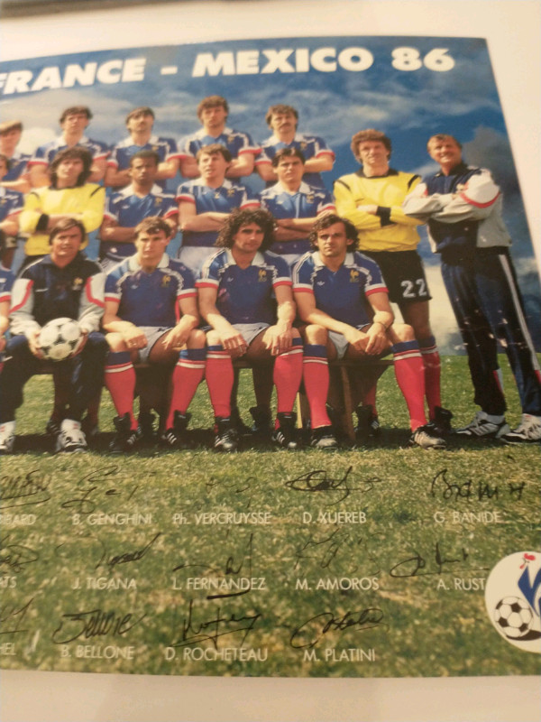 1986 World Cup in Mexico  France team picture in Arts & Collectibles in City of Toronto - Image 3