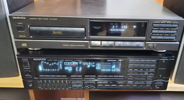KENWOOD RECEIVER TECHNICS CD AND PALK AUDIO SPEAKERS SYSTEM in Stereo Systems & Home Theatre in Markham / York Region - Image 3