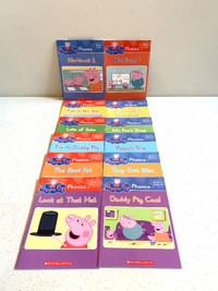 Kids Peppa Pig Phonics Complete Book Set, p/u Calgary NW
