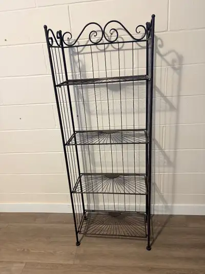 Rustic Ornate Metal bookshelf, View more