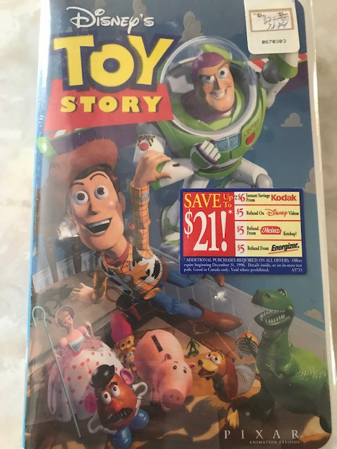 New Sealed VHS Toy Story for sale  