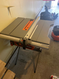 Rigid table saw with stand 