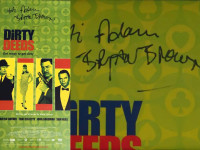 Dirty Deeds Signed 13 x27" Bryan Brown Framed Movie Poster-2002