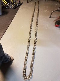 5/16 heavy duty chain/w,hooks,20ft. Four in.