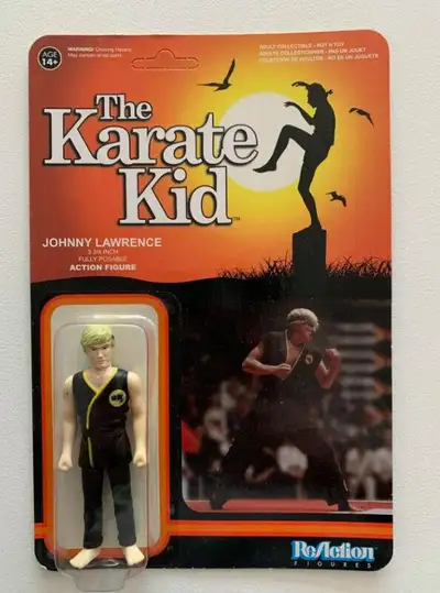 Karate Kid / Cobra Kai action figure. Johnny Lawrence - Mint on Card - Unpunched card Pickup is in B...