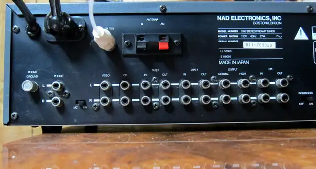 NAD 1700 PREAMPLIFIER TUNER PRECEIVER  * JAPAN * SERVICED in Stereo Systems & Home Theatre in Ottawa - Image 9