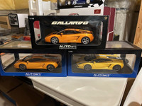 1:18 Autoart Diecast Lamborghini Gallardo Regular and Balboni