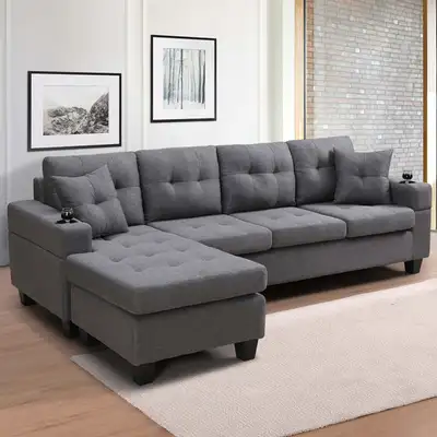 Best Deal Sectional Sofa for Sale New L-Shape with High Comfort, View more