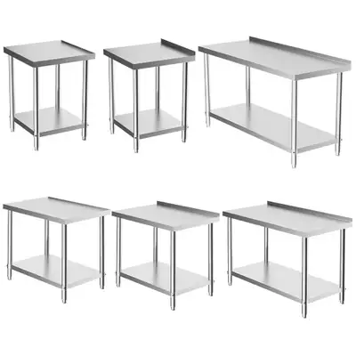 Economy Stainless Steel Work Tables - Various Sizes Available, View more