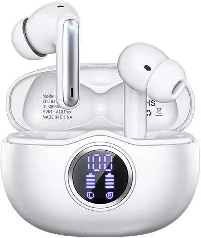 Bluetooth 5.3 Headset - IPX7, 50H  Playback - Brand New, View more