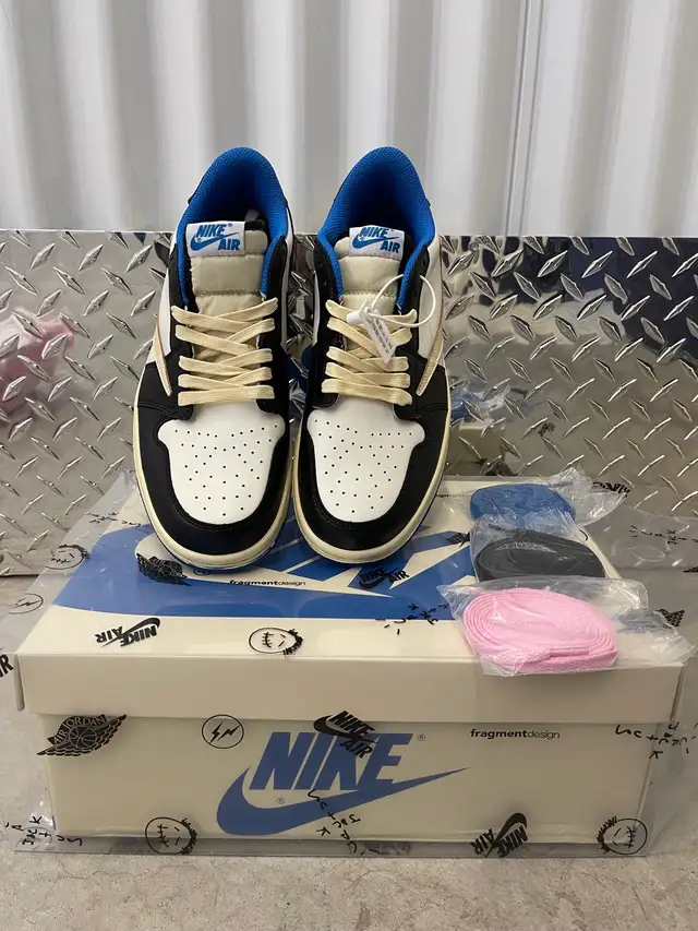 Jordan 1 Retro Low SP Fragment X Travis Scott  in Men's Shoes in City of Toronto - Image 5