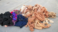 ** Material For Crafts, Vintage 70's New Tights **