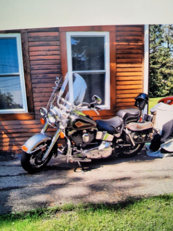1997 Heritage softail classic 23000km new battery one owner in Street, Cruisers & Choppers in Fredericton