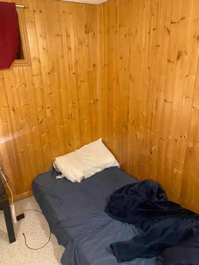 Room in basement for rent, View more