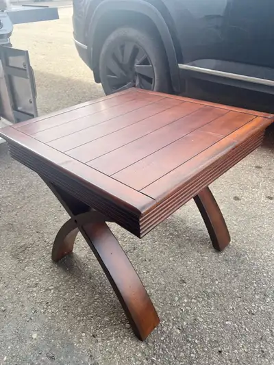 wooden side table, View more