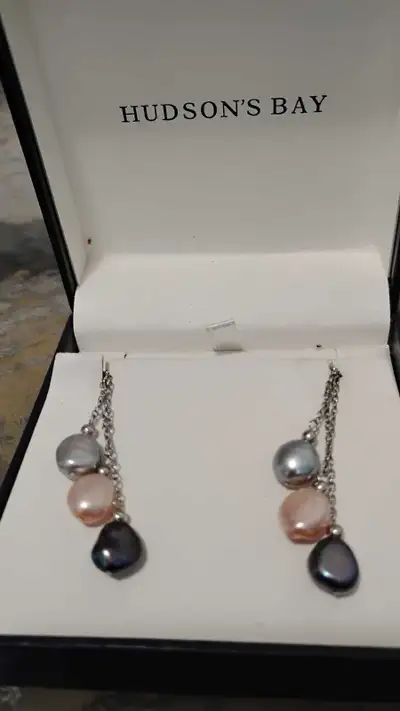 Pearl Drop Earrings, View more