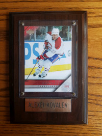 Framed Alexei Kovalev Upper Deck card! 