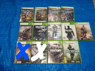 Call of duty games for xbox 360 starting from $10, View more