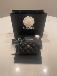Authentic Chanel Classic Zipped Coin Purse