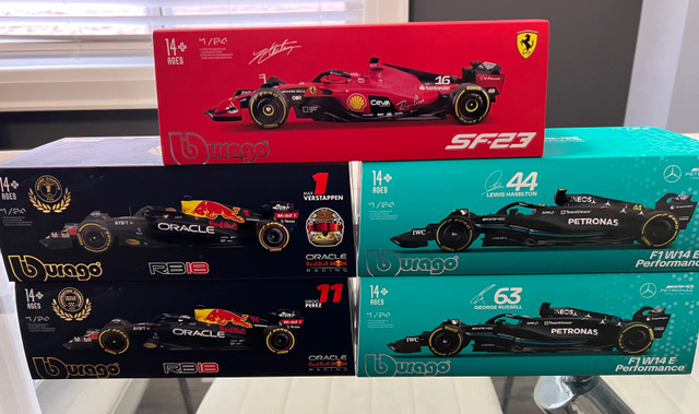 Formula 1 model cars, 1:24 Scale  in Arts & Collectibles in Markham / York Region