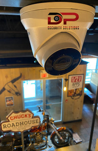 SECURITY CAMERA WITH HIDDEN WIRES