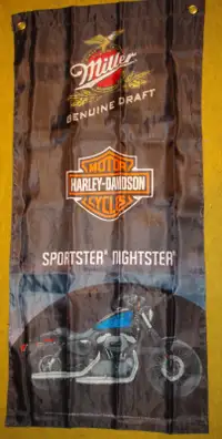 MGD  Harley Davidson 2 sided Sportster Nightster Cycle  Banner