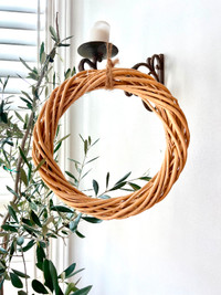 Wicker Wreath Natural Simplicity