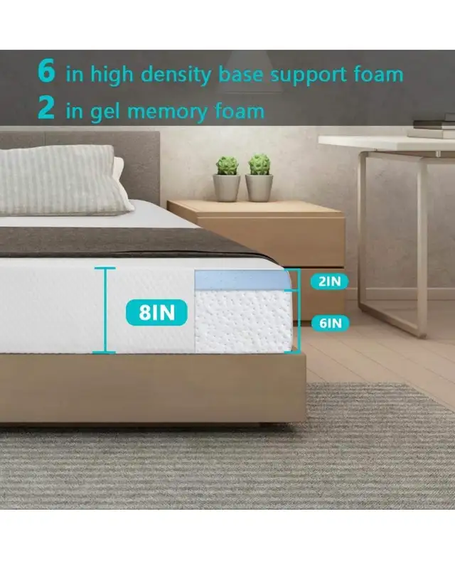 Memory foam mattress  Queen size in Bedding in St. Catharines - Image 7