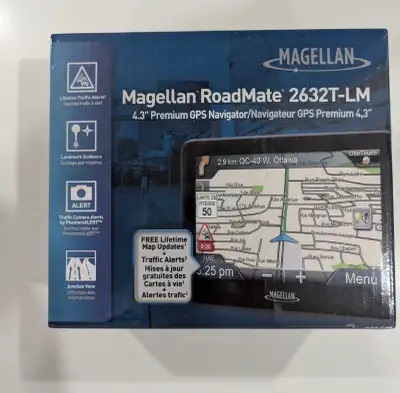 BNIB Magellan GPS RoadMate 2632T-LM, View more