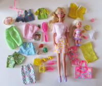 Barbie doll play lot - Gardening Party with Kelly