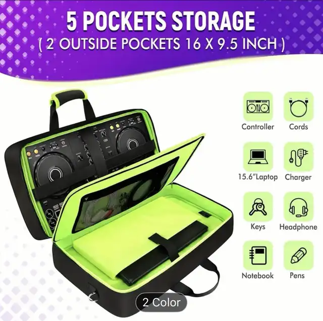 DJ Controller travel carry case in Performance & DJ Equipment in Markham / York Region - Image 5