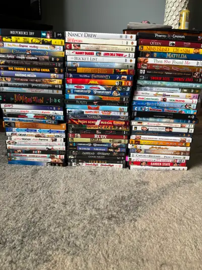 A LOT of DVDs. Selling these as a group., View more