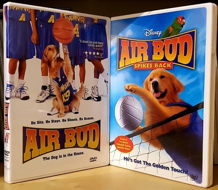 2 Movies "AIR BUD" 1 & 2, used for sale  