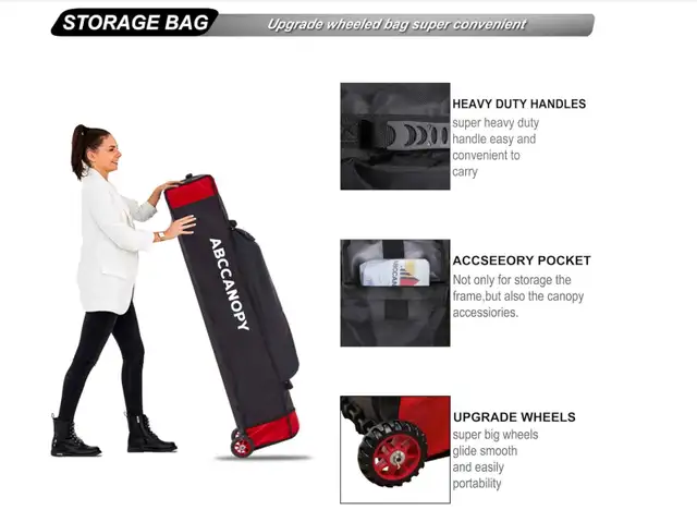 ABCCanopy Commercial Series Canopy w/sidewalls, 10x10, White NEW in Other in Ottawa - Image 7