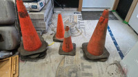 Construction Pylons for sale 10 dollars each 3 small 8 large 