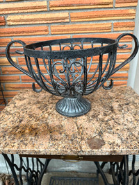 Cast Iron Base on this Heavy Planter Urn, $40