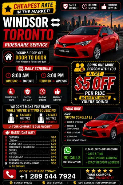 RIDESHARE SERVICE, View more