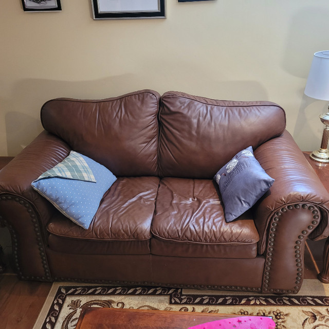 Leather couch and love seat in Couches & Futons in St. Catharines - Image 4