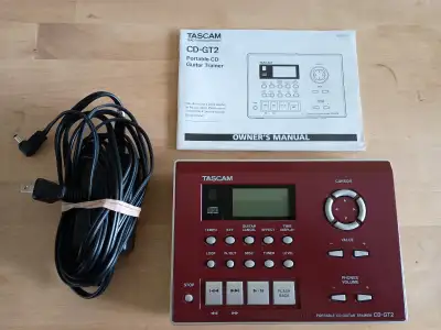 Lecteur CD apprentissage guitare TASCAM CD-GT2 guitar trainer, View more