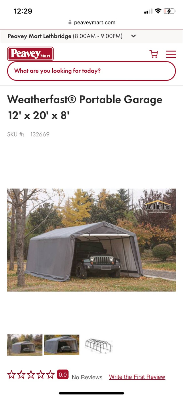 Save $162….Weather Fast 12 Foot x 20 Foot Automotive Garage in Other in London