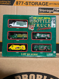 7UP Die Cast Metal Bottle Trucks diecast